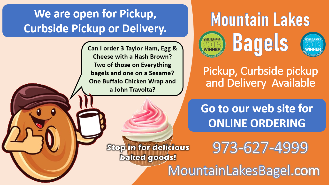 Mountain Lakes bagels graphic